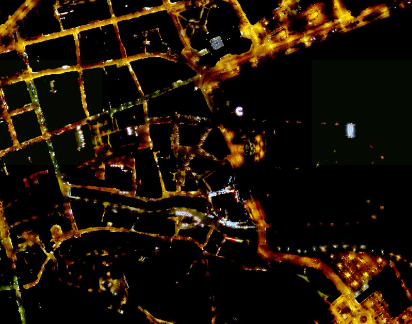 Carte des points lumineux éclairage public Saint_Pierre